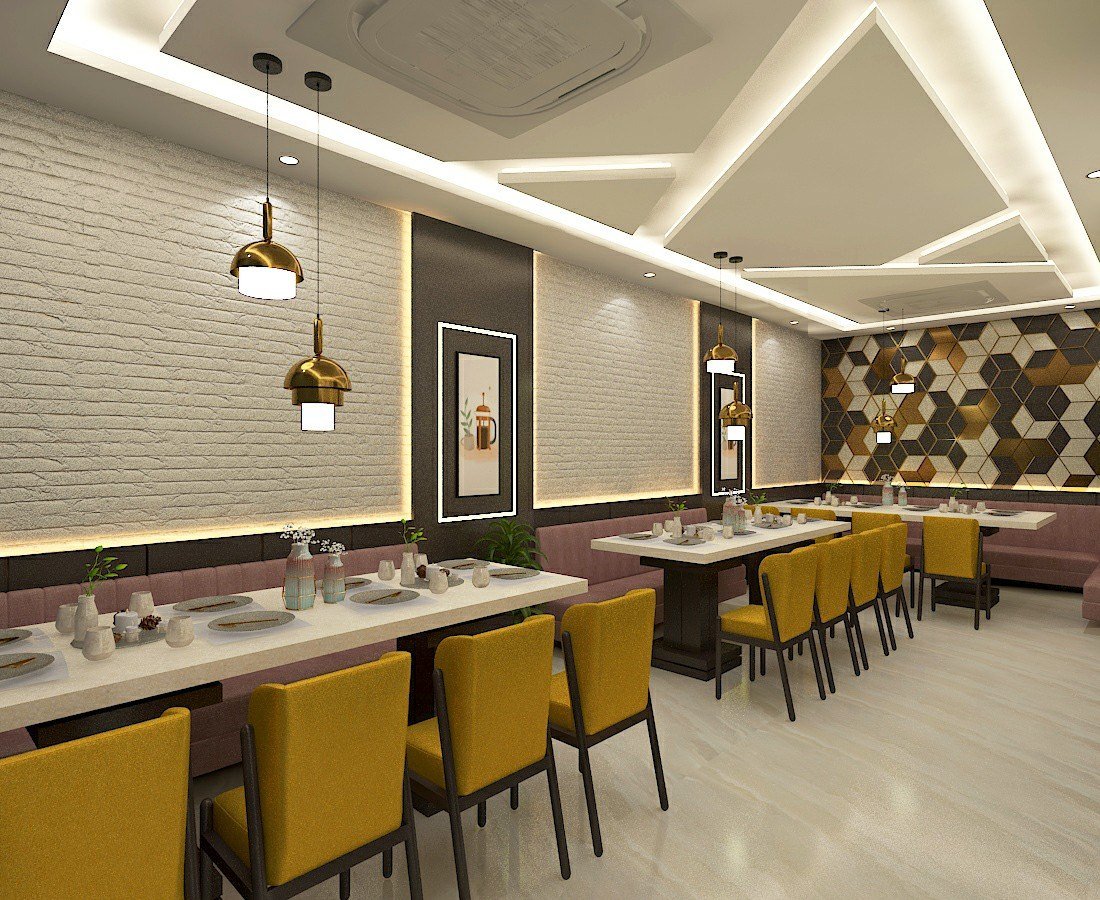 Restaurant interior design in Dubai