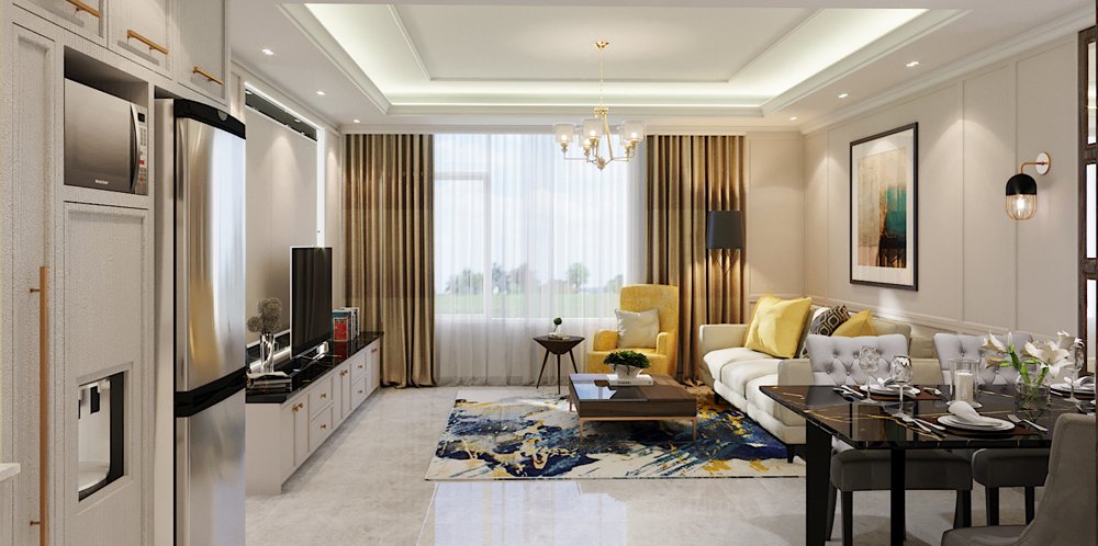 Flat interior in dubai